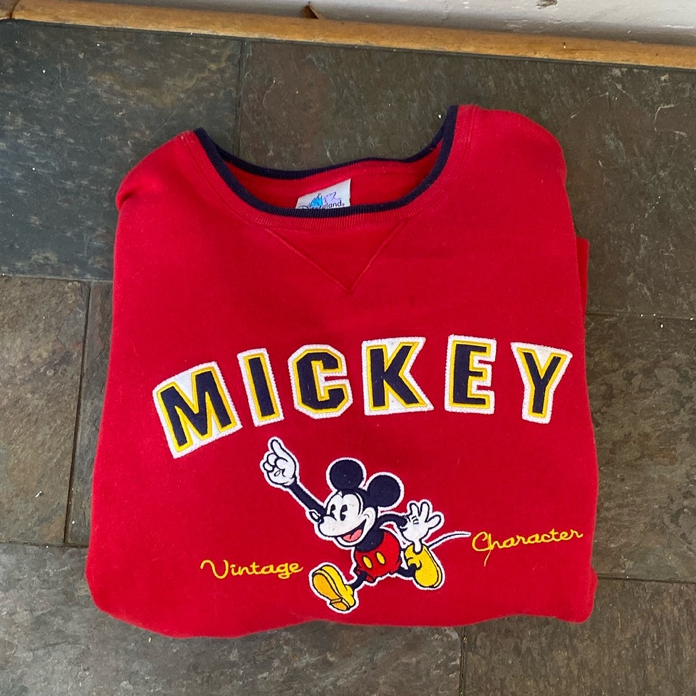 Mickey Mouse Red Sweatshirt